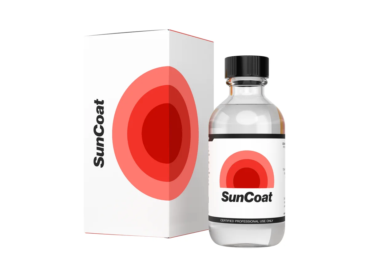 SunCoat Max 10 year ceramic coating bottle and box